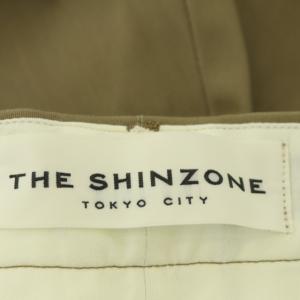 Shinzone HIGH WAIST CHINO PT チノパンツ ストレート ジッパーフライ 36 ベージュ