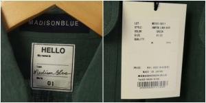 MADISONBLUE HAMPTON LINEN SHIRT 01 グリーン