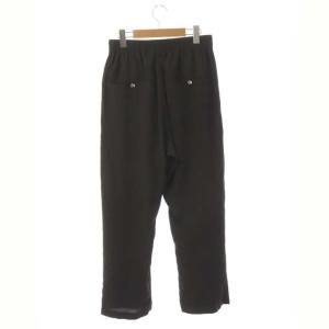 Rick Owens ドローストリング テーパードパンツ イージー IT40 チャコールグレー
