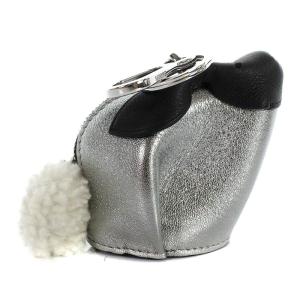 LOEWE Bunny charm コインケース うさぎモチーフ レザー 白