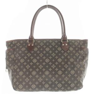 russet ナイロントートバッグ モノグラム ハンドバッグ ブラウン