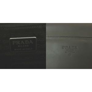 PRADA ショルダーバッグ ワンショルダー レザー チャコールグレー
