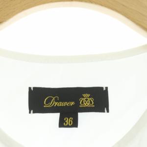 Drawer ブラウス ギャザー 36 ホワイト