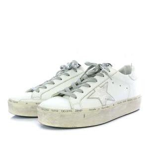 GOLDEN GOOSE HI STAR スニーカー レザー ダメージ加工 25cm 白