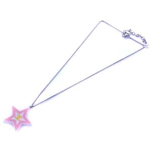 CHANEL ヴィンテージ ネックレス ペンダント リバーシブル スターモチーフ ココマーク 白