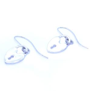 Christian Dior ピアス ハートカデナ シルバー色