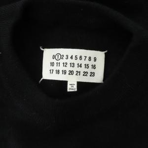 Maison Margiela 21AW エルボーパッチニット  クルーネック ウール S  ブラック