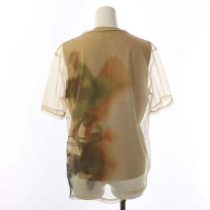 Ameri VINTAGE 21SS SPRING MORNING COLLAB TEE レイヤードカットソー F ベージュ