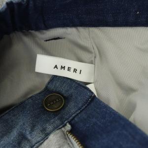 Ameri VINTAGE DENIM DOCKING SWEAT SKIRT マキシスカート ロング デニム スウェット