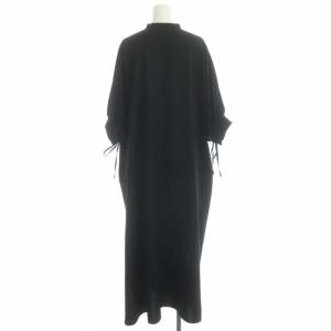 ENFOLD 21SS Comfortable Twill BIG シルエットドレス ワンピース 36 黒
