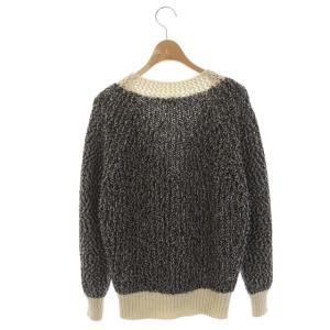 Drawer ウール ミックスニットカーディガン 長袖 Vネック 1 黒 ブラック キナリ