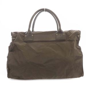 Felisi 2way ボストンバッグ ショルダーバッグ ハンドバッグ ナイロン レザー ブラウン P4