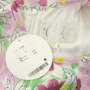 Chesty 21SS フラワープリーツワンピース 1 ピンク