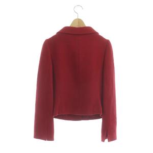 M'S GRACY ジャケット ウール混 総裏地 38 レッド