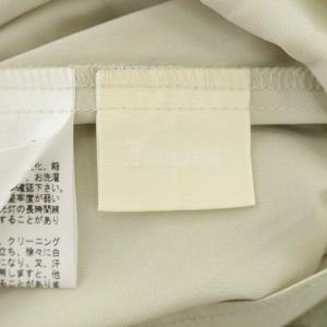 Diagram GRACE CONTINENTAL 21SS シルク綿フレアスカート ギャザー ロング 36 ライトグレージュ