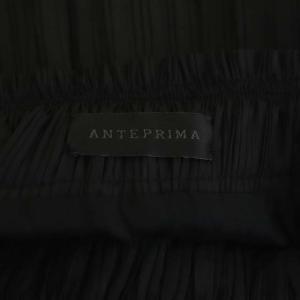 ANTEPRIMA プリーツロングスカート 38 ブラック