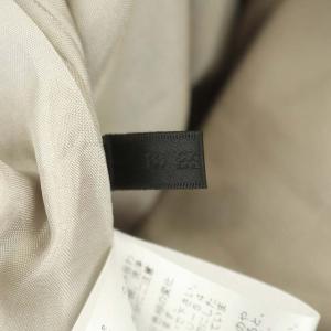 TO BE CHIC 22SS トリアセタイプライター スカート ロング タック ベルト付き 40 グレージュ