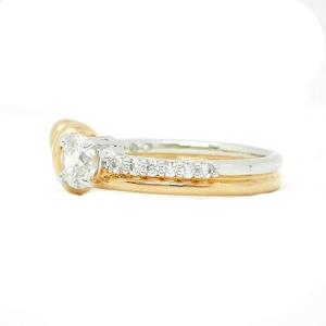 SWAROVSKI LIFELONG HEART リング ストーン 9号 ローズゴールド