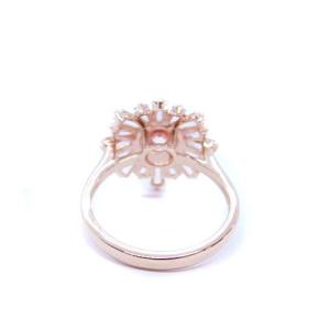 SWAROVSKI SUNSHINE リング フラワーモチーフ 9号 ピンク