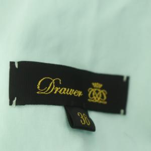 Drawer ウェストコードギャザースカート コットン 36 ミントグリーン