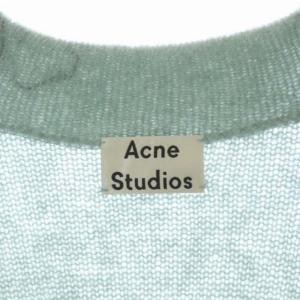 Acne Studios RAYA MOHAIR ロングカーディガン ニット 長袖 ノーボタン XXS ミント
