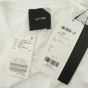 ATON 21SS ROUND HEM Tシャツ F ホワイト