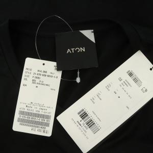 ATON 21SS ROUND HEM Tシャツ F ブラック
