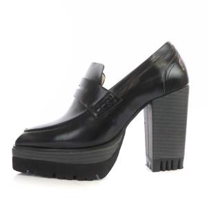 Ameri VINTAGE PLATFORM LOAFER コインローファー ハイヒール S ブラック