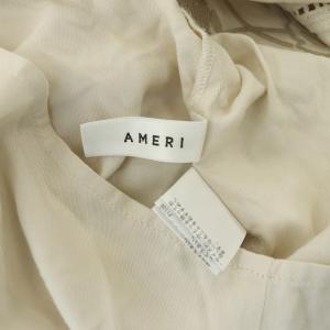 Ameri VINTAGE LADY EMBROIDERY PUFF BLOUSE ブラウス 長袖 F ベージュ