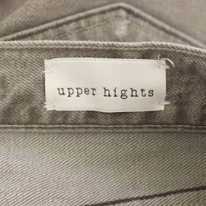 upper hights 20SS THE SERENA デニムパンツ ジーンズ テーパード ダメージ加工 25 グレー