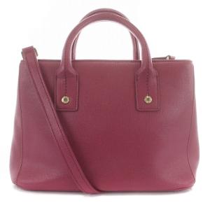 FURLA ショルダーバッグ ハンドバッグ 2way ロゴ レザー ピンク