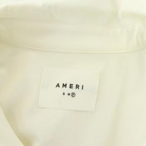 Ameri VINTAGE BIG VINTAGE COLLARシャツ 袖チュール F オフホワイト