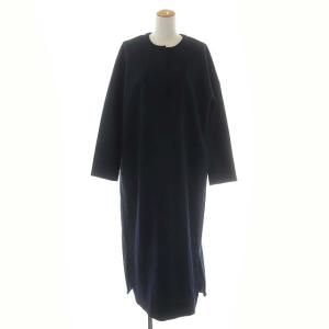 ダブルクロス BOX ワンピース フレア 38 ネイビー