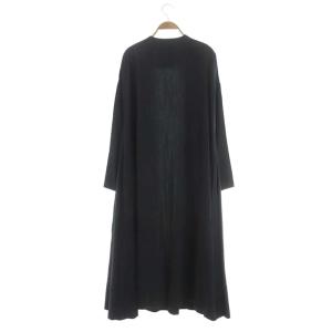 ENFOLD デニムロングコート ノーカラー 薄手 ノーボタン 38 インディゴ