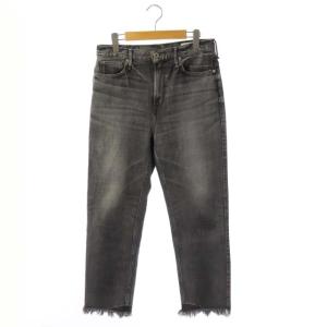 THE EIGHTY'S デニムパンツ ジッパーフライ ダメージ加工 カットオフ 26 グレー