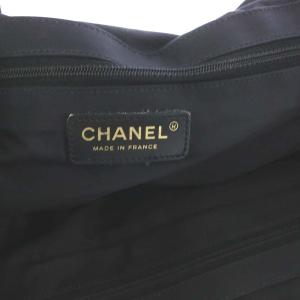 CHANEL ヴィンテージ ニュートラベルライン MM ココマーク トートバッグ 黒 11番台