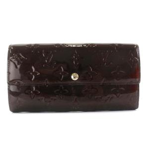 長財布 モノグラムヴェルニ ポルトフォイユサラ 二つ折り アラマント ボルドー M93524