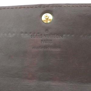 LOUIS VUITTON 長財布 モノグラムヴェルニ ポルトフォイユサラ 二つ折り アラマント ボルドー M93524