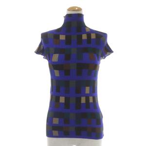 ISSEY MIYAKE PLEATS(T.) ボックスプリーツブラウス 3 ブルー