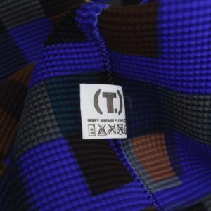 ISSEY MIYAKE ISSEY MIYAKE PLEATS(T.) ボックスプリーツブラウス 3 ブルー