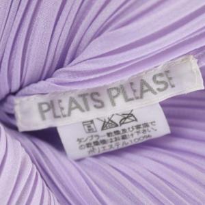 PLEATS PLEASE ISSEY MIYAKE イッセイミヤケ プリーツ半袖ブラウス カットソー プルオーバー 3 ラベンダー
