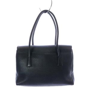 Salvatore Ferragamo トートバッグ ハンドバッグ ガンチーニ  レザー ブラック AB-21 3387