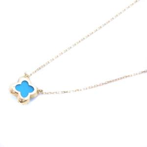 VENDOME AOYAMA 22SS ネックレス ターコイズ ダイヤモンド クォーツダブレット K18 AGVN599040TQ