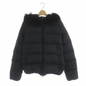 ADHARADUE ダウンジャケット フォックスファー 40 黒