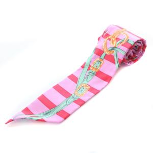 式典用馬勒 Brides de Gala ツイリー リボンスカーフ シルク ピンク