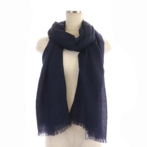 Loro Piana マフラー カシミヤ 紺