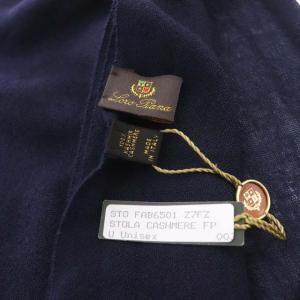 Loro Piana マフラー カシミヤ 紺