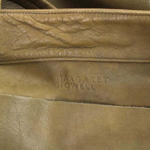 MARGARET HOWELL トートバッグ レザー ブラウン