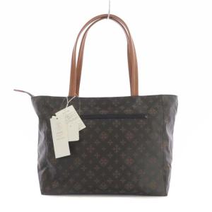 russet トートバッグ ショルダーバッグ ナイロン モノグラム グレー スモークピンク