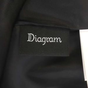 Diagram GRACE CONTINENTAL 22SS ランダムボタニカルスカート フレア ロング 花柄 36 黒 ブラック マルチカラー